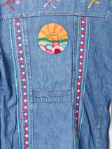 J.C. Penny 刺繍 デニムシャツ