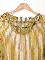 後染め デンマーク軍 半袖 メッシュトップス