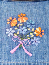 J.C. Penny 刺繍 デニムシャツ