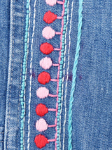J.C. Penny 刺繍 デニムシャツ