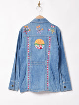 J.C. Penny 刺繍 デニムシャツ