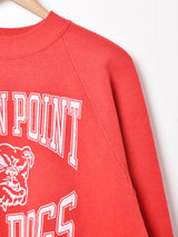 アメリカ製 CROWN POINT BULLDOGS プリントスウェットシャツ