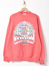 ORANGE BOWL NEBRASKA プリント スウェットシャツ
