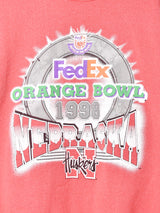 ORANGE BOWL NEBRASKA プリント スウェットシャツ