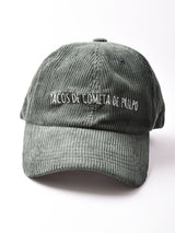 【3色展開】  刺繍入りコーデュロイキャップ