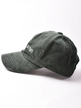 【3色展開】  刺繍入りコーデュロイキャップ