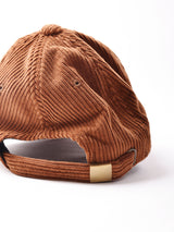 【3色展開】  刺繍入りコーデュロイキャップ