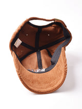 【3色展開】  刺繍入りコーデュロイキャップ