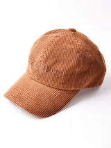 【3色展開】  刺繍入りコーデュロイキャップ
