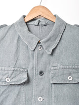 スイス軍 グリーンデニム ワークジャケット