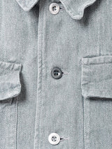 スイス軍 グリーンデニム ワークジャケット