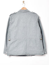 スイス軍 グリーンデニム ワークジャケット