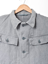 スイス軍 グリーンデニム ワークジャケット