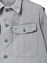 スイス軍 グリーンデニム ワークジャケット