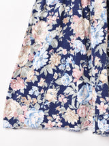 花柄 スリーブレスワンピース