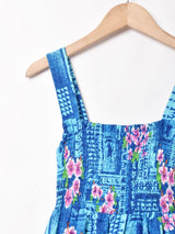 70's  スリーブレス シャーリングワンピース