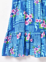 70's  スリーブレス シャーリングワンピース