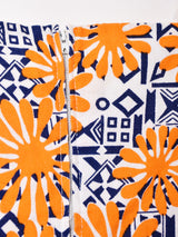 60's〜70's 総柄 スリーブレスワンピース