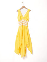 スリーブレス シャーリングワンピース