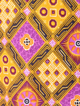 総柄 スリーブレスワンピース