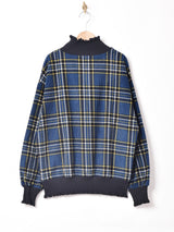 【3色展開】Meridian チェック コーデュロイフリルトップス