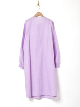 カットワーク 長袖ワンピース