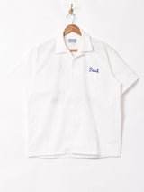 【4色展開】TEMPTATION チェーンステッチ オープンカラーシャツ