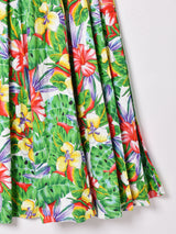 花柄 スリーブレスワンピース