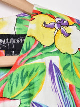 花柄 スリーブレスワンピース