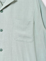 【2色展開】Backers バイカラー 半袖 オープンカラーシャツ