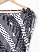 シアー スリーブレス プリーツワンピース