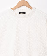 【2色展開】Meridianリブフリルトップ