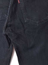 トルコ製 Levi's 501 ブラックデニムパンツ W31