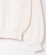 【2色展開】Meridianリブフリルトップ