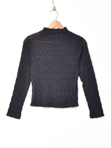 Meridianボトルネック 長袖カットソー