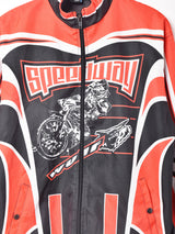 バイク 総柄ジャケット
