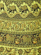 エスニック柄 マキシ丈 ラップスカート