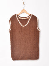 ライン ニットベスト