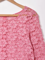 七分袖 レーストップス