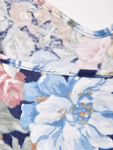 花柄 スリーブレスワンピース