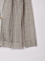 かぎ編み ラメカーディガン