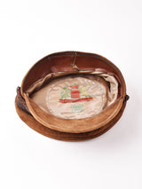 ヌバックレザー ロープ キャスケット