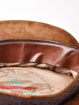 ヌバックレザー ロープ キャスケット