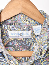 総柄 長袖シャツ