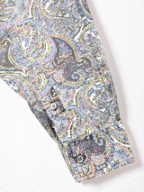 総柄 長袖シャツ