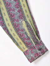 総柄 長袖シャツ