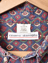 総柄 長袖シャツ