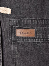 ブラックデニム ダッフルコート