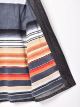 ブラックデニム ダッフルコート