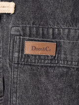 ブラックデニム ダッフルコート